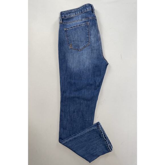KUT From The Kloth Carrie Boyfriend 5-Pocket Stretch Denim Jeans. Women's 10 GUC - Picture 2 of 9